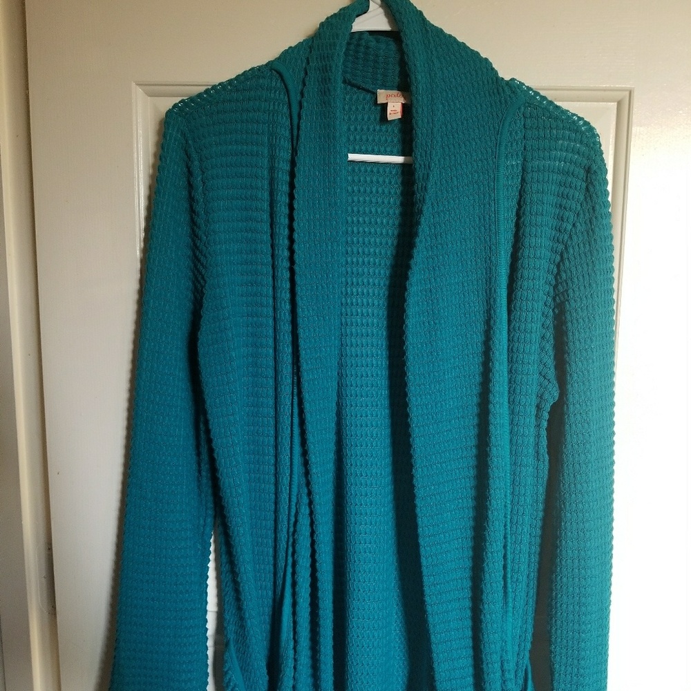 Teal Cardigan